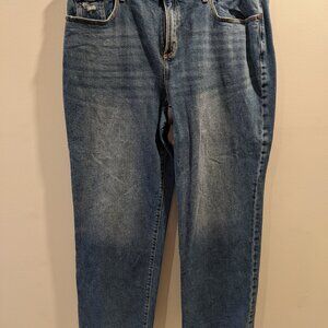 Lane Bryant Women's Medium Wash Straight Leg Jeans Sz 16